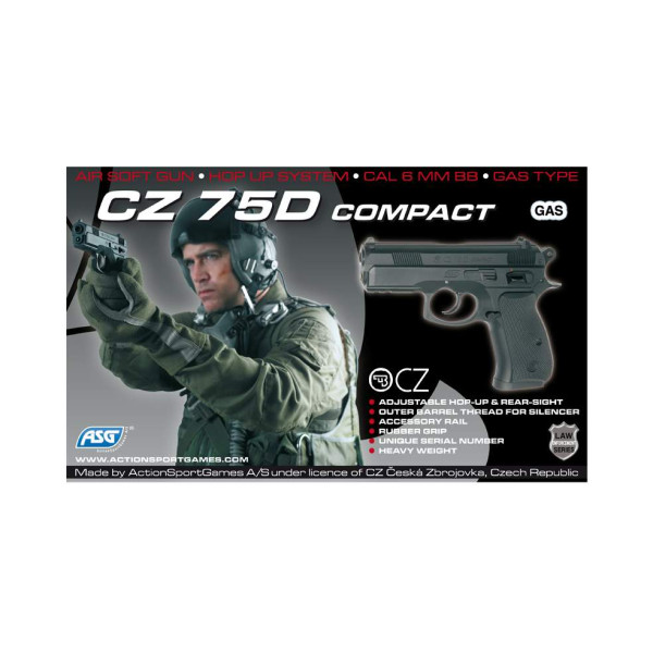 Réplique CZ 75d Compact GNB : Précision et Personnalisation Assurées
