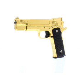 Pistolet Airsoft Doré Full Métal GALAXY G20 OR - Élégance et Fiabilité