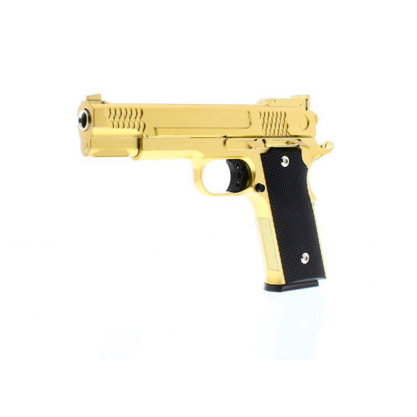 Pistolet Airsoft Doré Full Métal GALAXY G20 OR - Élégance et Fiabilité