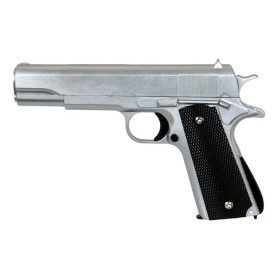 Pistolet Airsoft GALAXY G13S : Élégance et Précision en Argenté
