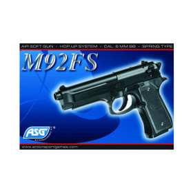 Pistolet Airsoft M92 FS ASG : Précision et Simplicité pour Débutants