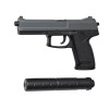 Pistolet Airsoft DL60 Socom : Précision et Robustesse Tactique