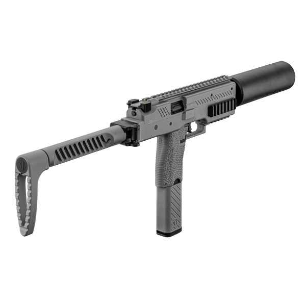 Réplique Airsoft Vorsk SMG VMP-1X Gris : Silencieux et Précision