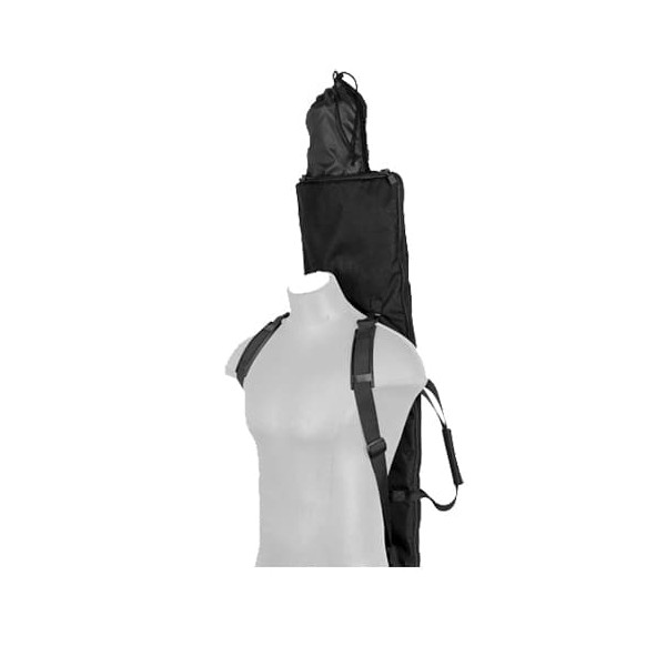 Housse 120 cm Noire en Nylon 600D - Protection et Rangement Optimal