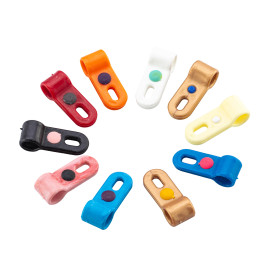 Bagues d'attache plastique colorées pour personnalisation optimale