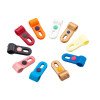 Bagues d'attache plastique colorées pour personnalisation optimale