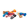 Bagues d'attache plastique colorées pour personnalisation optimale