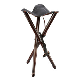 Siège Trépied Pliant Bois 65 cm - Confort et Élégance Chasse