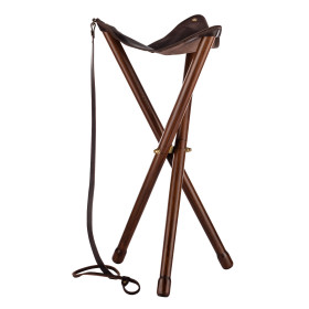 Siège Trépied Pliant Bois - Luxe : Confort et Élégance Chasse