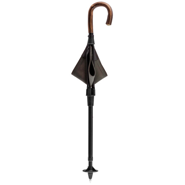 Canne-siège parapluie réglable : confort et praticité pour chasseurs