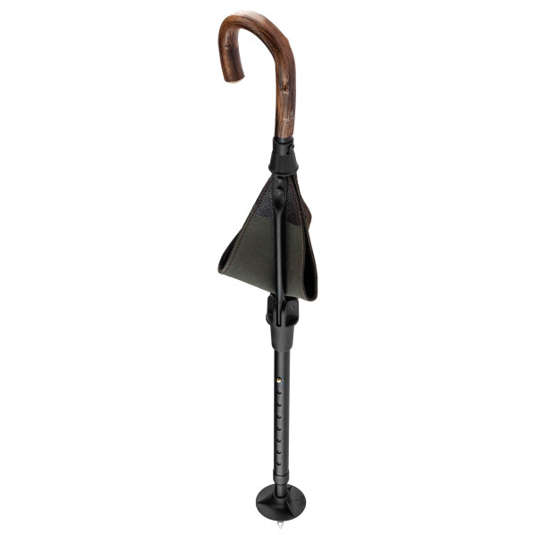 Canne-siège parapluie réglable : confort et praticité pour chasseurs