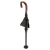 Canne-siège parapluie réglable : confort et praticité pour chasseurs