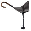 Canne-siège parapluie réglable : confort et praticité pour chasseurs
