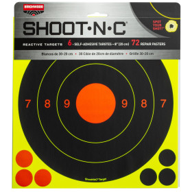 Cibles Shoot-N-C 20 cm : Impact Visible, Précision Maximale