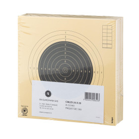 100 Cartons-Cibles 20x20 cm : Précision et Durabilité pour Tir