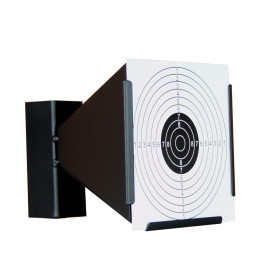 Porte cible conique métal 17.5x17 cm : tir sécurisé et précis