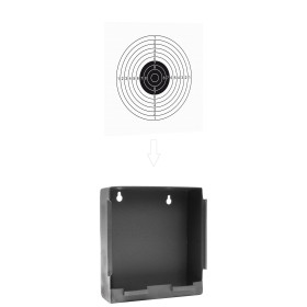 Porte-cible 14x14 cm BO : Sécurité et Précision pour Tir à Air