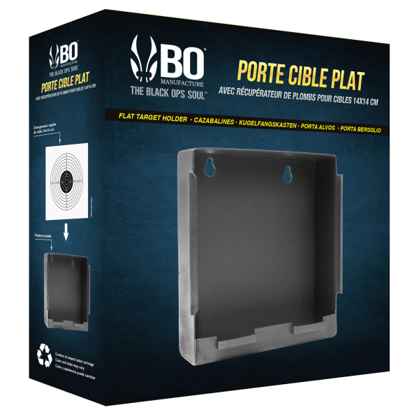 Porte-cible 14x14 cm BO : Sécurité et Précision pour Tir à Air