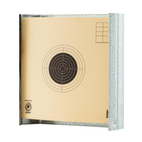 Porte-cible métal 10x10 cm : robustesse et précision assurées