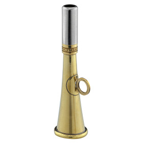 Corne de chasse Elless 12 cm : élégance et praticité en laiton poli