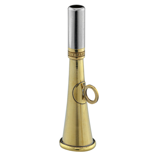 Corne de chasse Elless 12 cm : élégance et praticité en laiton poli