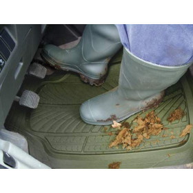 Tapis Auto Tread Kaki : Protection Imperméable pour Chasseurs