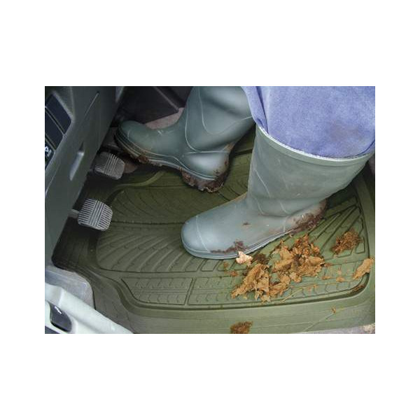 Tapis Auto Tread Kaki : Protection Imperméable pour Chasseurs