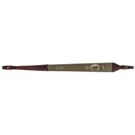 Bretelle Carabine Cuir Sanglier : Confort et Élégance pour Chasseurs