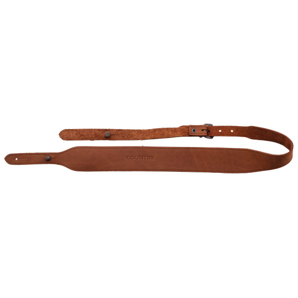 Bretelle Carabine Cuir Marron - Robustesse et Sécurité Assurées
