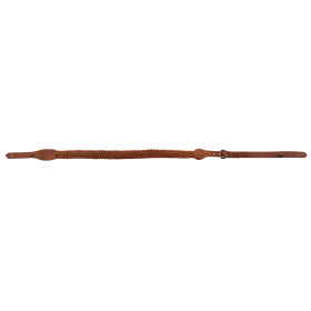 Bretelle fusil cuir tressé 7 brins : Élégance et durabilité assurées