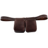Ceinture Cartouchière en Cuir Marron - Praticité et Élégance