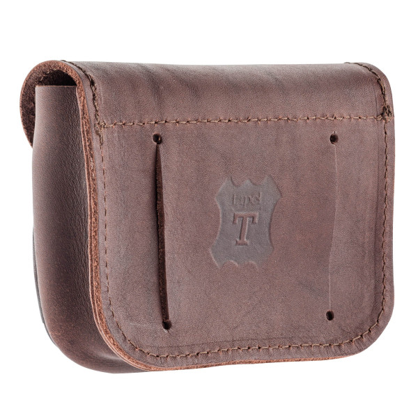 Pochette en cuir marron : transportez vos munitions avec style et sécurité