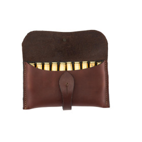 Pochette en Cuir Gras - Protection Durable pour Vos Munitions