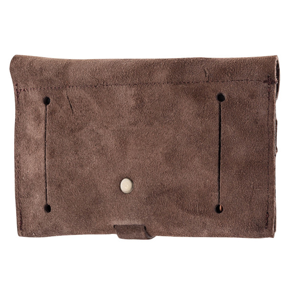 Pochette en cuir marron : Élégance et robustesse pour chasseurs