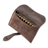 Pochette en cuir marron : Élégance et robustesse pour chasseurs