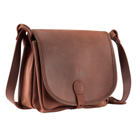 Sacoche en Cuir Trapper Mountain Man : Robustesse et Confort