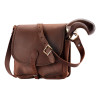Sacoche en Cuir Trapper Mountain Man : Robustesse et Confort