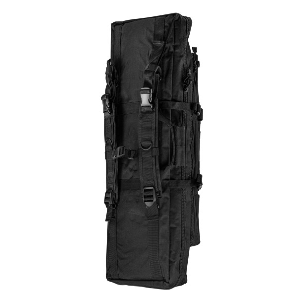 Housse tactique noire 92 cm : transport sécurisé pour armes longues