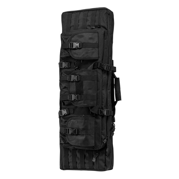 Housse tactique noire 92 cm : transport sécurisé pour armes longues