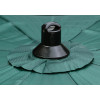Parapluie Orientable Vert Ø2,20m : Protection Légère et Durable