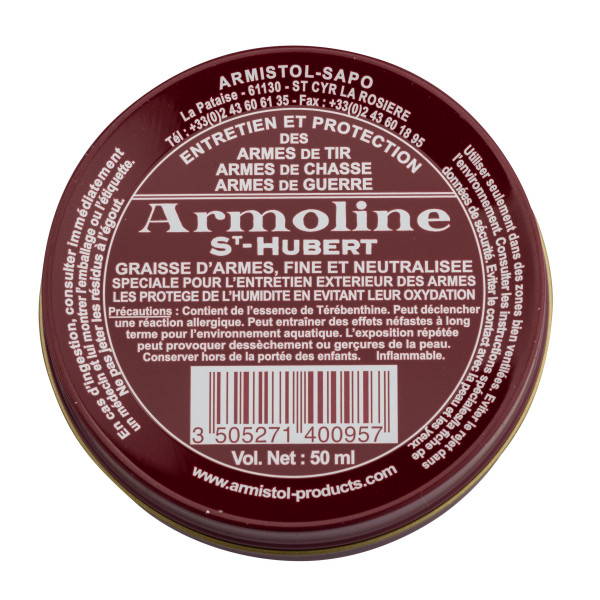 Protection durable des armes : Graisse Armoline anti-corrosion