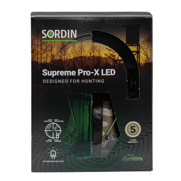 Casque Supreme Pro X Camo+ : Confort et Sécurité en Chasse