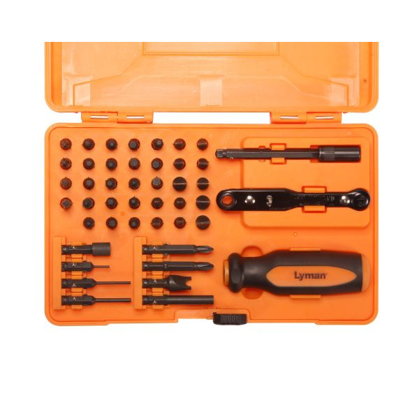 Kit de tournevis Lyman 68 pièces : Précision et confort pour armuriers