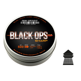 Plombs Black Ops Sharp 4.5 mm : Précision et Pénétration Maximales