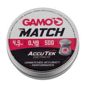 Plombs Gamo Match Accutek 4.5mm : Précision et Durabilité Assurées