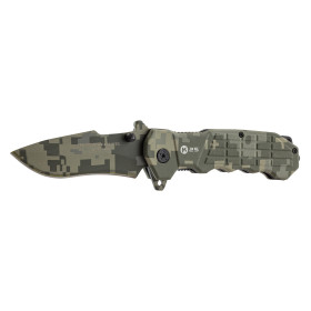 Couteau Pliant Camo : Robustesse et Sécurité en Milieu Humide