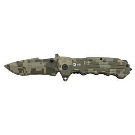 Couteau Pliant Camo : Robustesse et Sécurité en Milieu Humide