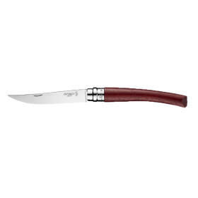 Couteau Opinel Effilé Padouk V2 : Élégance et Sécurité Inégalées