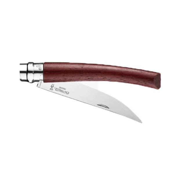 Couteau Opinel Effilé Padouk V2 : Élégance et Sécurité Inégalées