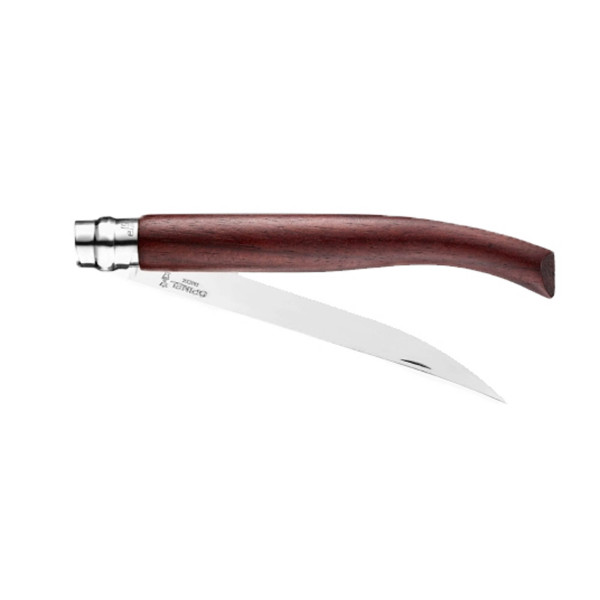 Couteau Opinel Effilé Padouk V2 : Élégance et Sécurité Inégalées